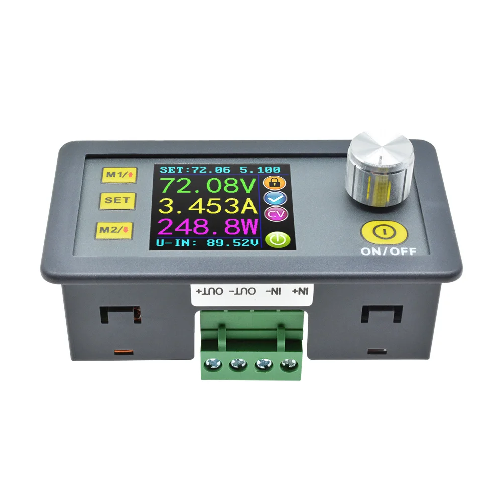 DP50V5A Amperímetro Del Voltímetro Probador de Voltaje Constante Medidor de Corriente Step-Down Módulo de fuente de Alimentación Programable LCD Convertidor