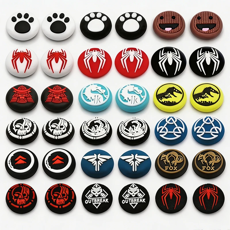 Fundas de silicona para los pulgares para controles de PS4, PS5, Playstation 5, Xbox Series XS, accesorios para joystick, tapas para los pulgares.