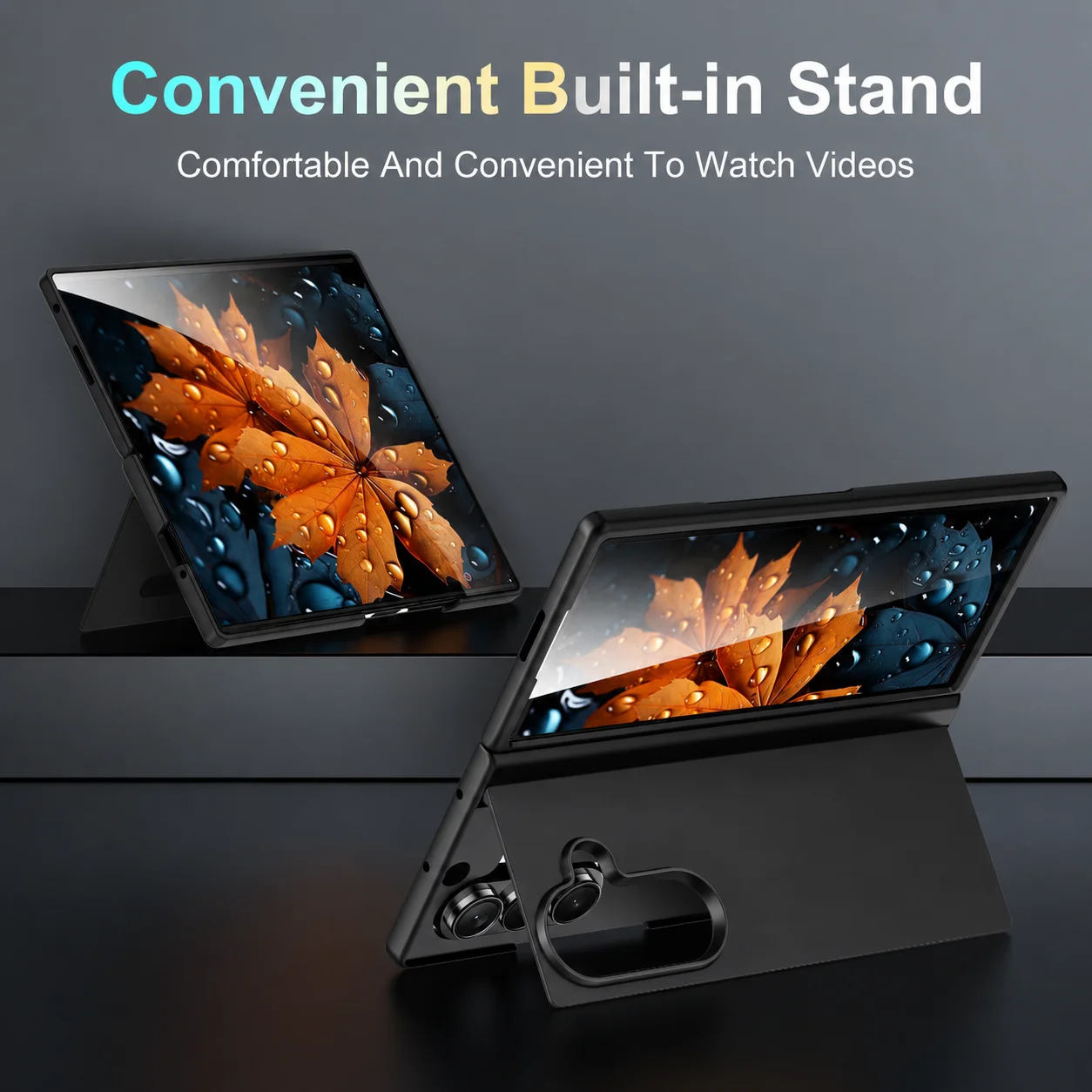 Funda Protectora Anticaídas con Soporte para Samsung Galaxy Z Fold 8 Ultra Fold8 Fold 7 6 5 4 3 Fold7 Fold6 Fold5 Fold4