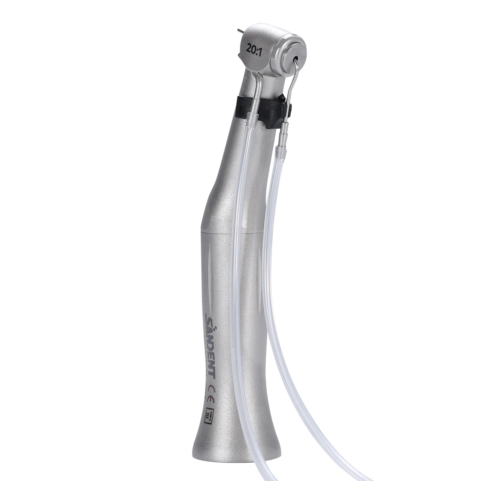 SANDENT 20:1 Contra-ángulo dental para implantes con botón pulsador, spray externo, compatible con motor tipo E