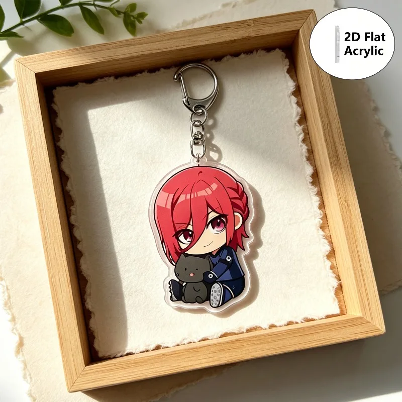 Lote de 7/8/10 llaveros de anime BLUE LOCK, bonitos colgantes para bolsos, llaveros acrílicos de dibujos animados, regalos para amigos, venta al por mayor