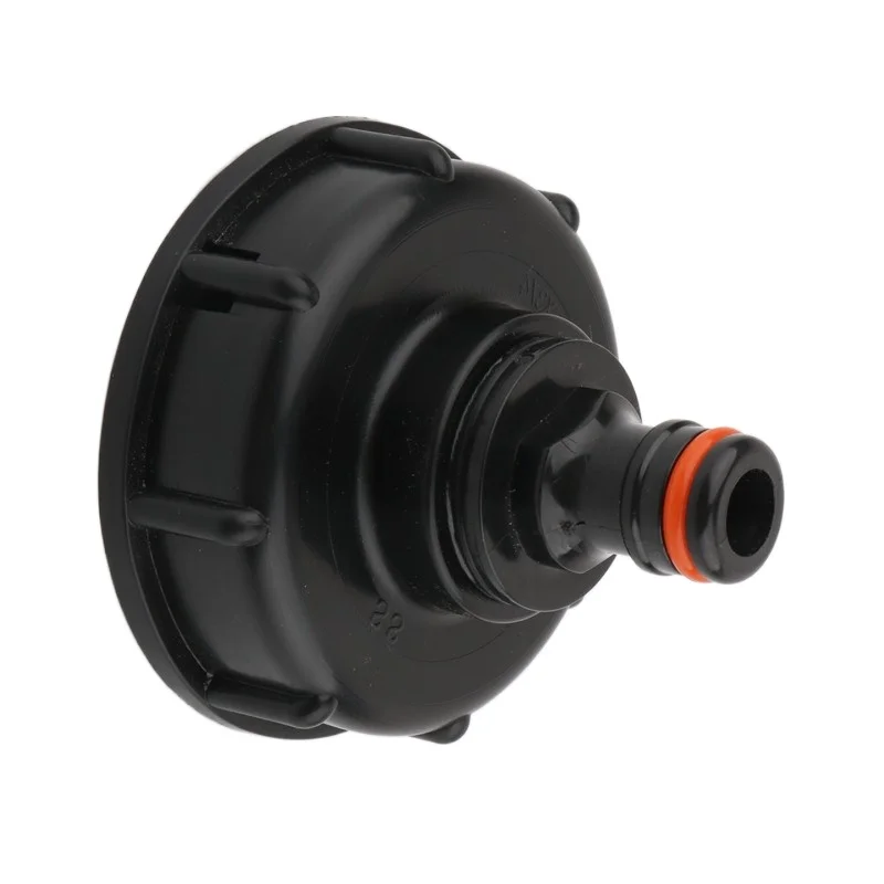 Adaptador de tanque IBC de 1/2 "y 3/4", conector de agua para jardín, piezas de ajuste de válvula de repuesto de rosca gruesa de 60mm
