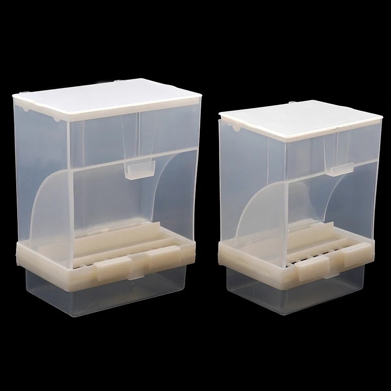 1 Uds. Comedero para pájaros para mascotas, contenedor de comida para prevención de salpicaduras, comedero automático colgante para loros, comedero para pájaros, peonía de piel de tigre estrellado