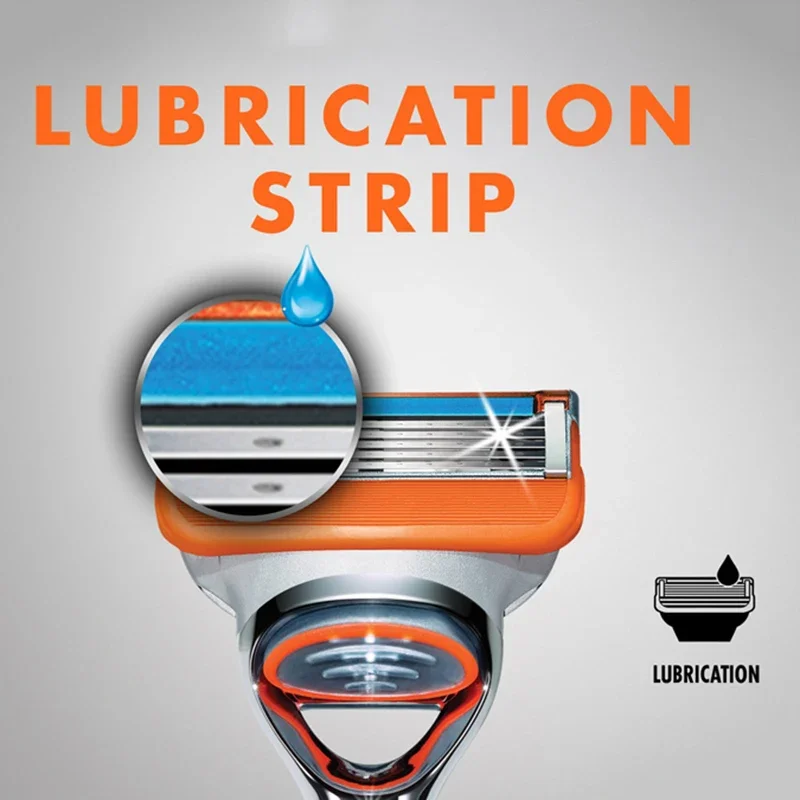Cuchilla de repuesto para cuchillas de afeitar Gillette Fusion para maquinilla de afeitar Gillette Fusion, 4 unidades