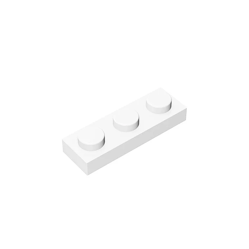 Placa Gobricks GDS-503 1x3 compatible con lego 3623 piezas de bloques de construcción DIY para niños Placa de partículas DIY