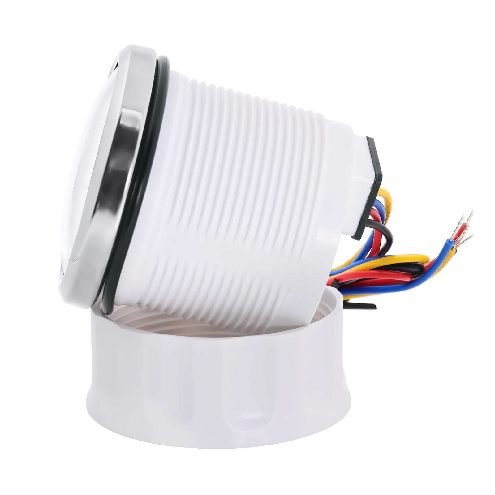 Medidor de Nivel de Combustible Digital Automático de 52 mm con Luz de Alarma, Indicador de Tanque de Combustible de 0-190 Ohmios, Sensor de Nivel de Combustible Marino de 100-600 mm Zmfjh