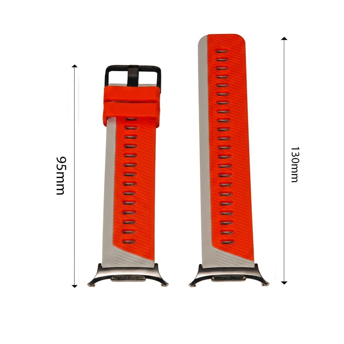 Correa Deportiva de Silicona de Dos Tonos para Samsung Galaxy Watch Ultra 2 de 47 mm, Correa Ajustable para Galaxy Watch Ultra 2025/2024