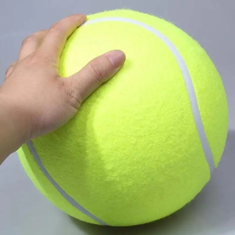 Pelota de tenis para perros de 7/8/9,5 pulgadas, juguetes gigantes para mascotas, juguete para masticar para perros, firma Mega Jumbo, suministros de entrenamiento de pelota para niños, peluche