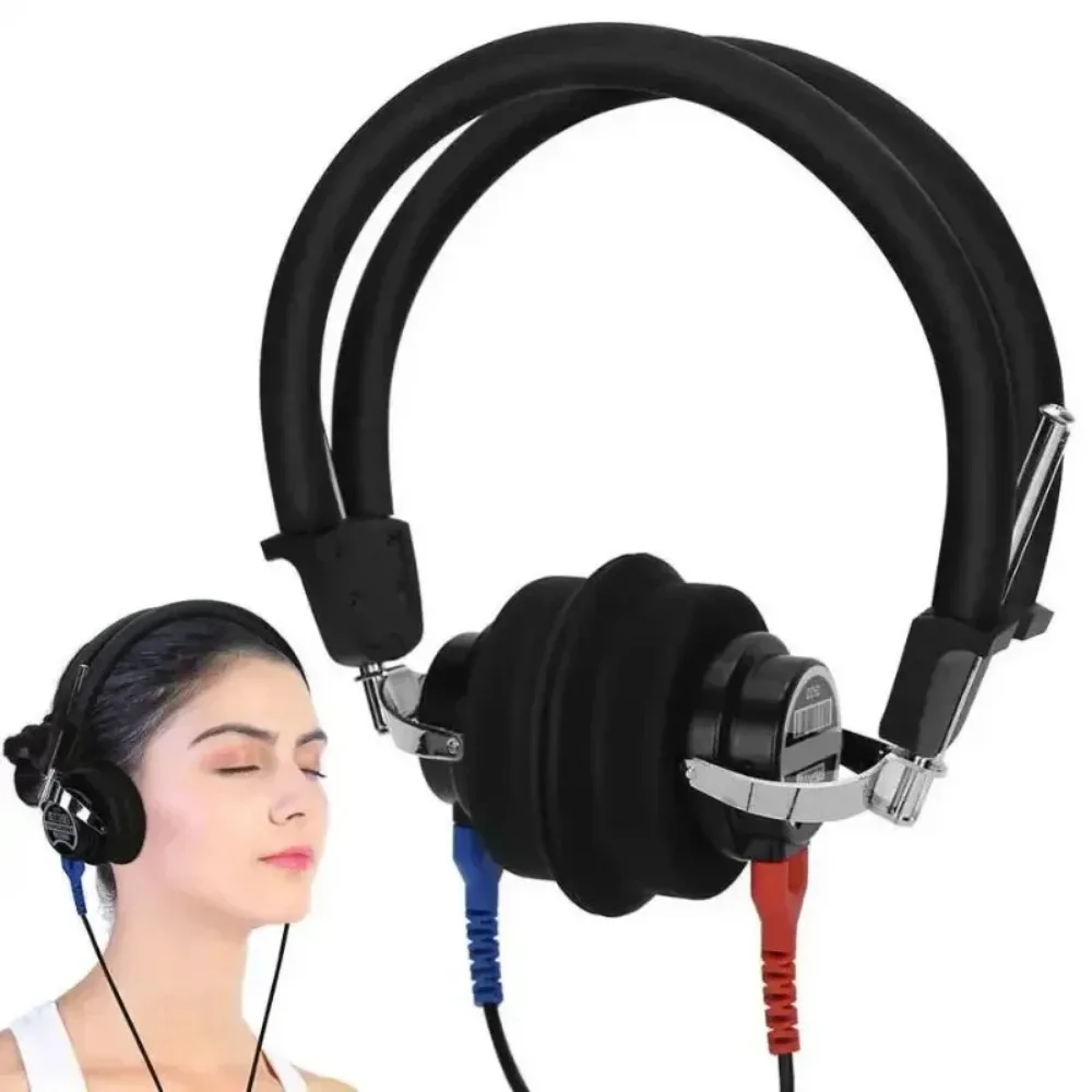 Audiómetro TDH39 DD45, audiómetro eléctrico de alta sensibilidad, auriculares de conducción de aire, auriculares de prueba auditiva, cuidado del oído