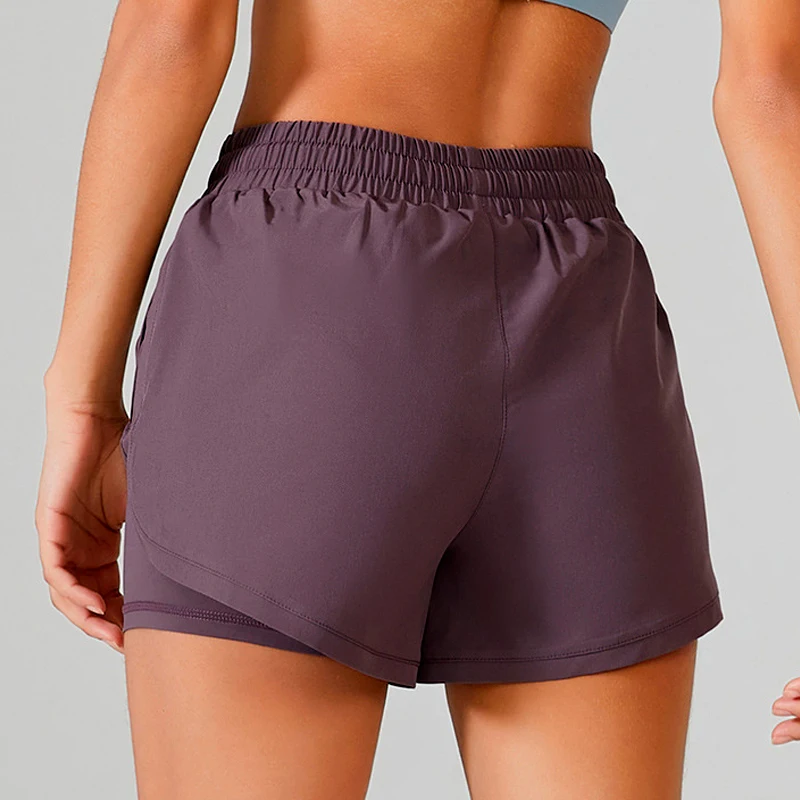 Pantalones cortos de Yoga para mujer, Top deportivo de LICRA, elástico de neón, mallas cortas de entrenamiento para correr, pantalones cortos deportivos para gimnasio, ropa deportiva para Fitness