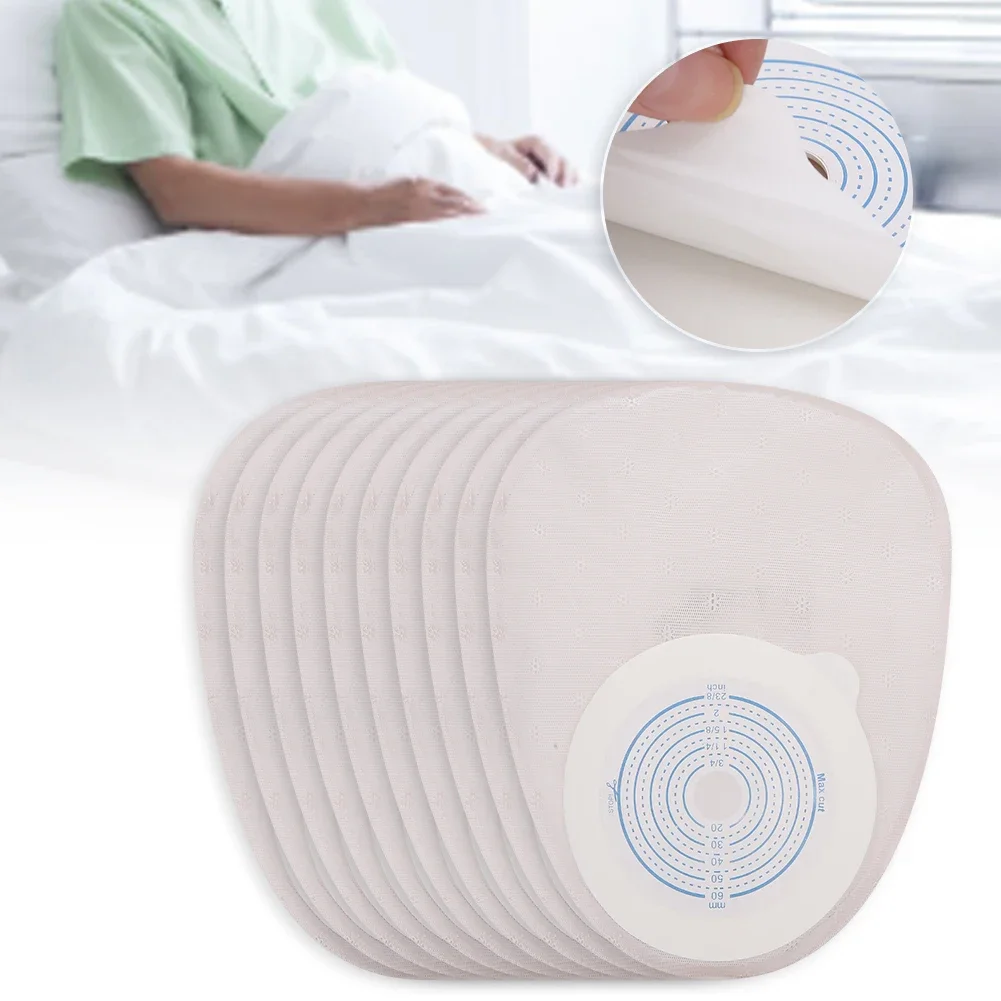 Bolsas de Ostomía Integradas, Bolsa para Recoger Orina, Bolsa Colostomía Cerrada Drenable Desechable, Bolsa para Fístula con Chasis de Espuma