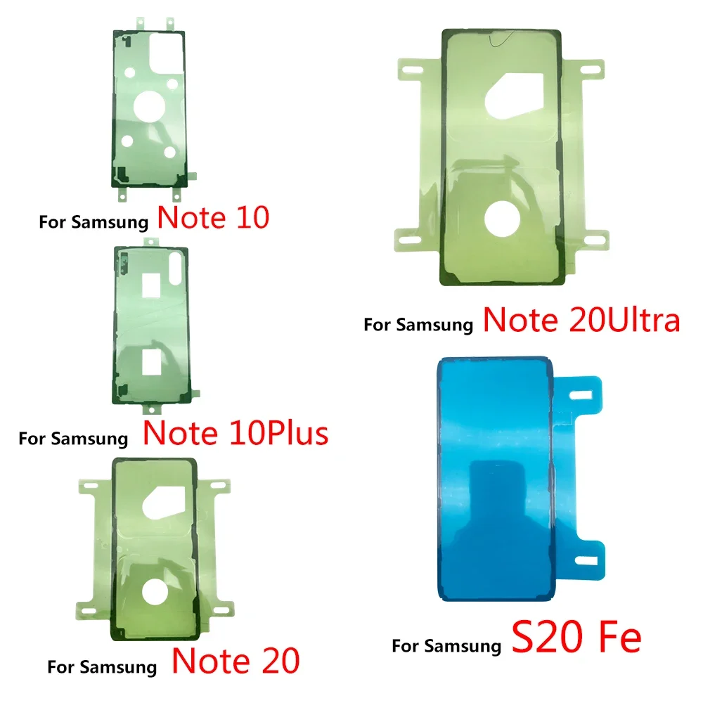 Pegatina adhesiva carcasa trasera cubierta de batería grifo de pegamento para Samsung Note 10 S20 Fe S20 Plus Ultra A505 A3 A5 A7 2017 A320 A520 A720