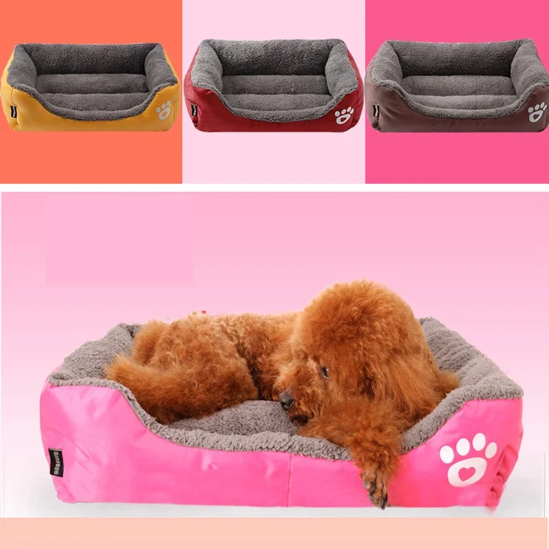 LAPLADOG-cojín de cama para perros pequeños y medianos, perrera de lujo para perros, cama para cachorros y gatos, 9 colores disponibles, suministros para animales ZL374