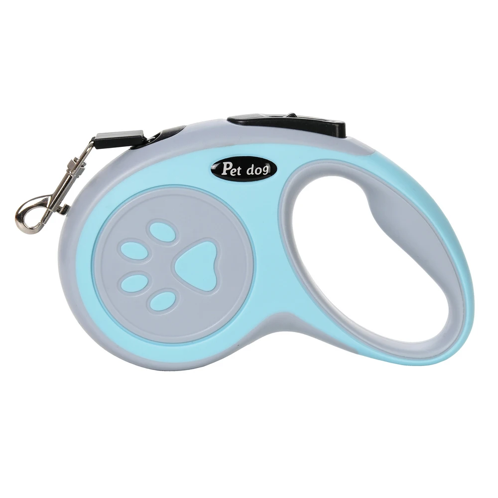 Correa de nailon para perros de 3m y 5m, cuerda retráctil automática para gatos, extensión larga para cachorros, caminar, correr, ruleta de tracción para perros pequeños