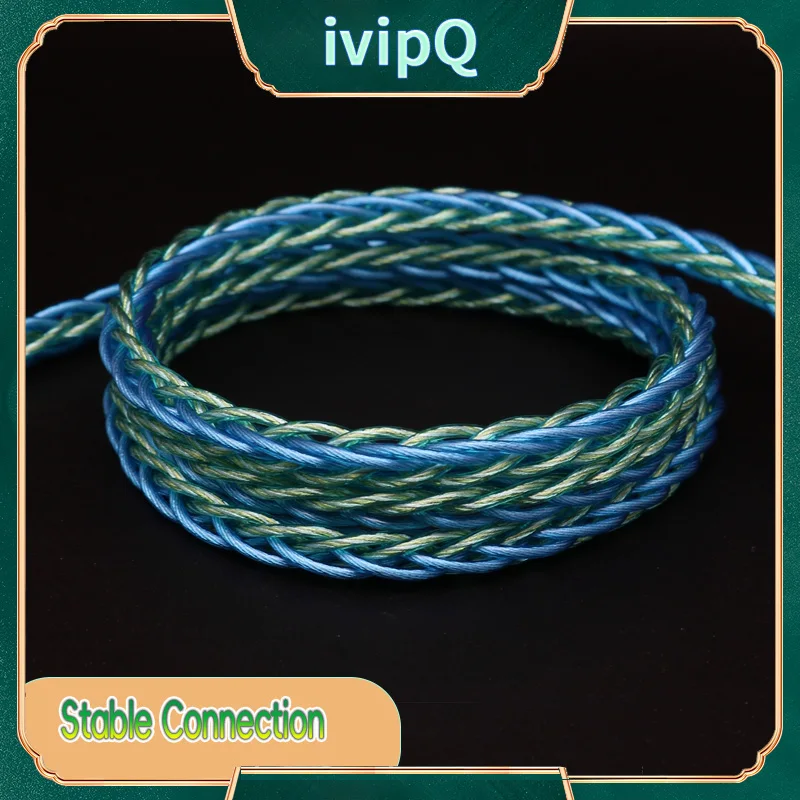 Cable para auriculares IEM con revestimiento de plata y grafeno, 8 núcleos, oro, plata, paladio, 2,5/3,5mm/4,4mm, MMCX 0,78, 2 pines, IE900, N5005, para F1