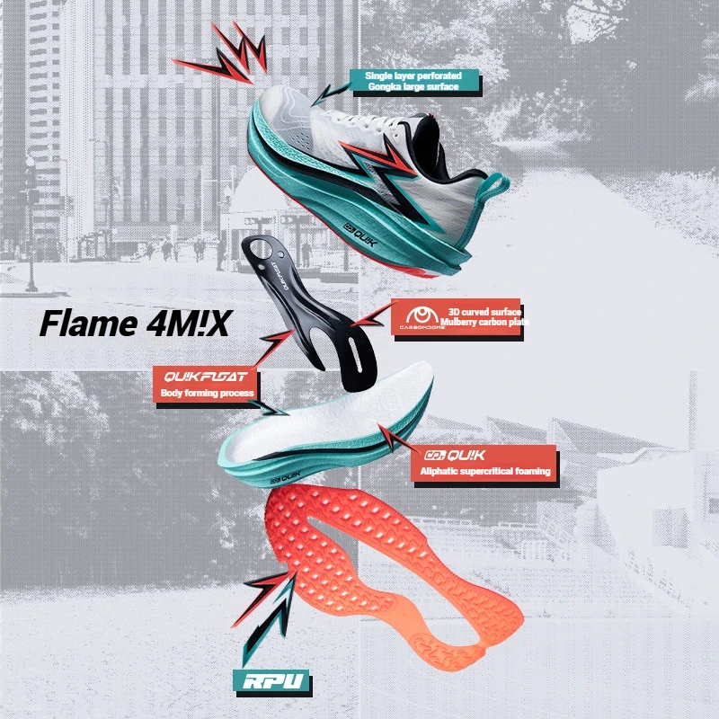 361 grados Flame 4,0 MIX zapatillas para correr para hombre placa de carbono carreras maratón rebote estable zapatillas de deporte masculinas resistentes al desgaste 672512204