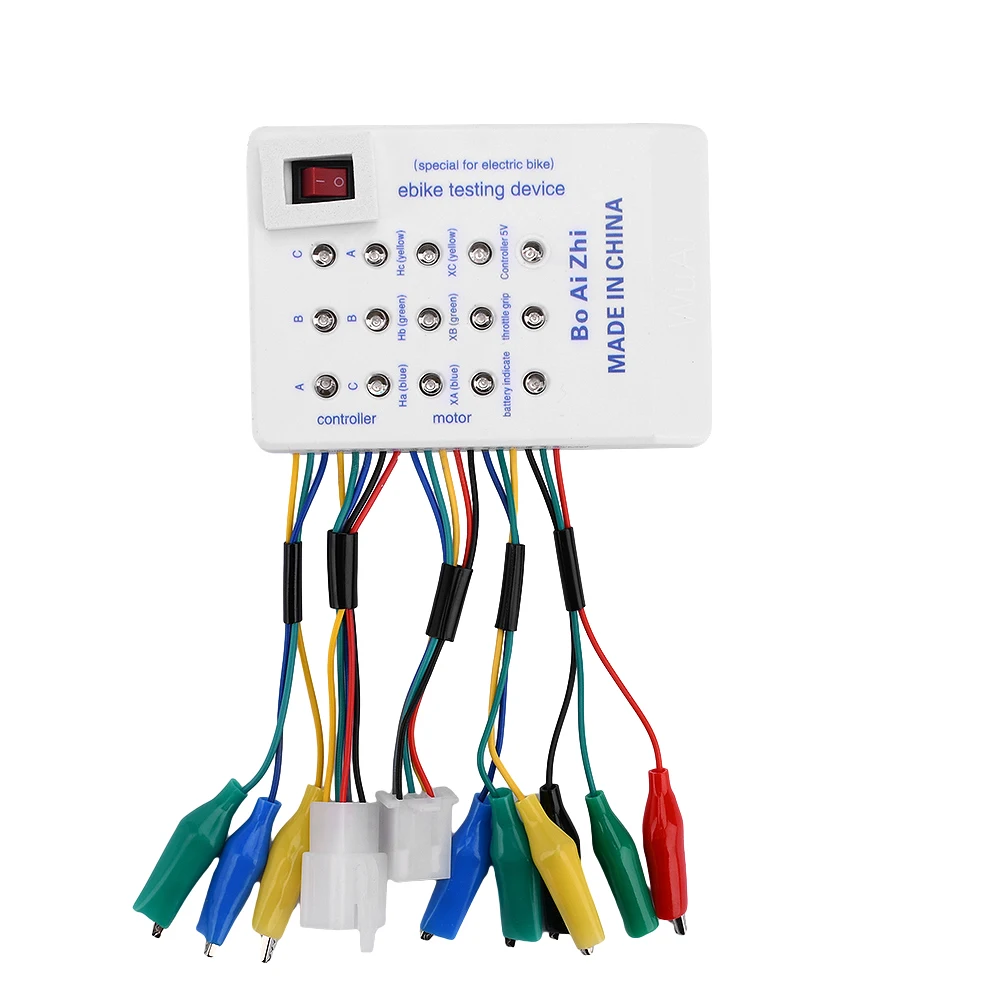 Controlador portátil duradero para motores sin escobillas de coches eléctricos y bicicletas eléctricas, compatible con 24, 36, 48, 60 y 72V, accesorio de repuesto para pruebas de vehículos eléctricos y scooters.