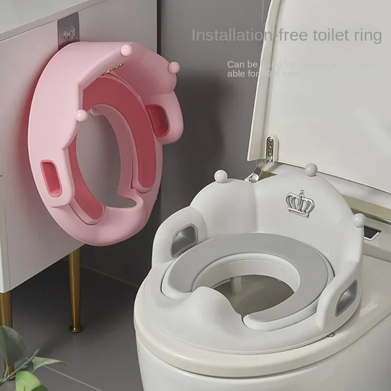 Anillo para asiento de inodoro para bebé y niño, cojín para bebé y niño pequeño, funda para colcha, inodoro auxiliar para el hogar