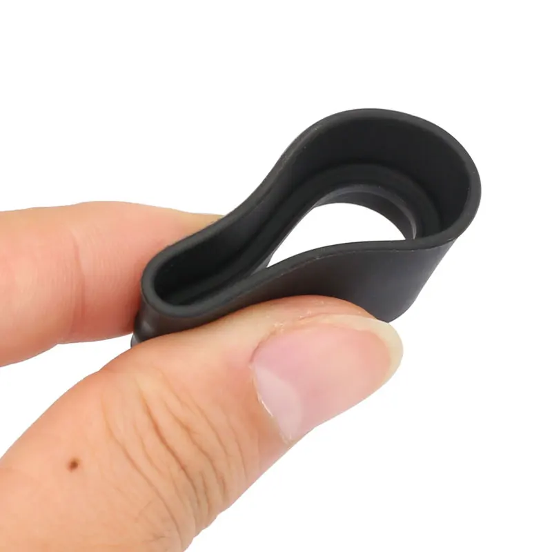 Un par de protectores oculares de goma de 29-30mm para lentes oculares de microscopio Binocular, accesorios para microscopio