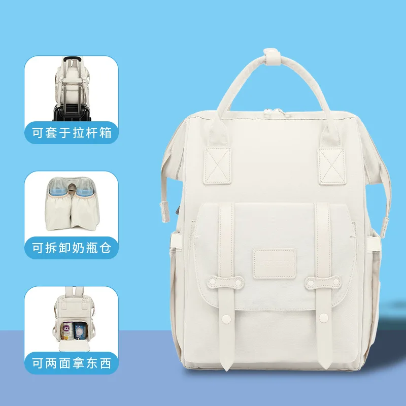 Bolsas de pañales para bebés, mochila para mamá, bolsa de maternidad para bebé, bolsa de mamá de gran capacidad, bolsa de viaje impermeable para cochecito de bebé, madre y niños