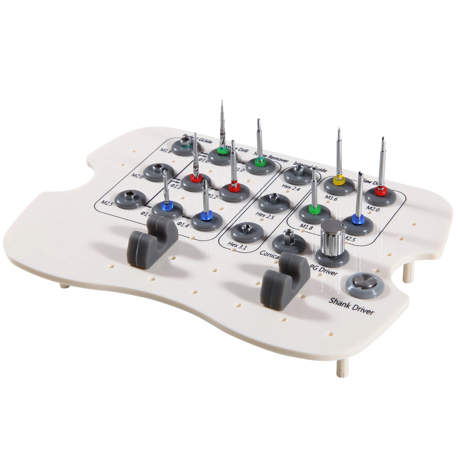 Kit Universal de extracción de tornillos rotos para implante Dental, herramienta quirúrgica, herramienta de instrumento, guía de taladro inverso, controlador NeoBiotech