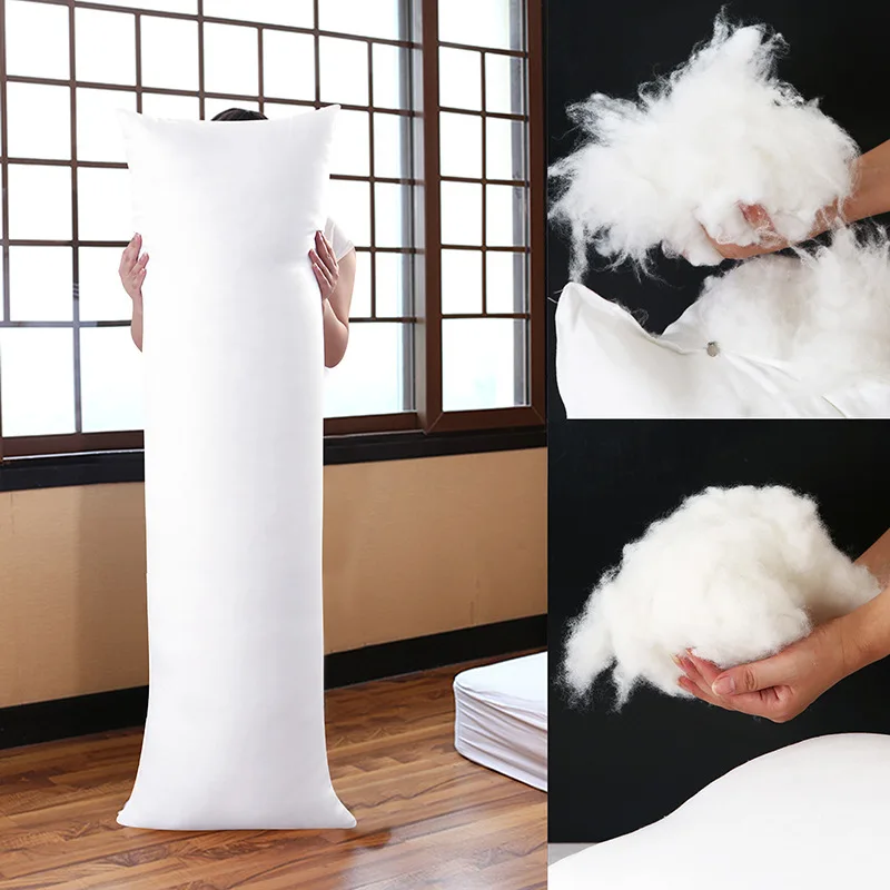 Almohada grande Dakimakura Core de 60x180cm, cojín Interior largo de Anime para el cuerpo, almohada rectangular para dormir, cama de relleno