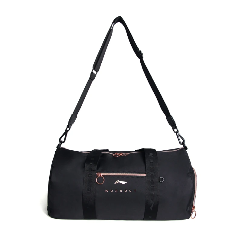 Li-ning-Bolso tipo cubo de entrenamiento Unisex, 445x240x240mm, 100% poliéster, forro de Fitness de gran capacidad, bolsas deportivas para hombres y mujeres ABLV001