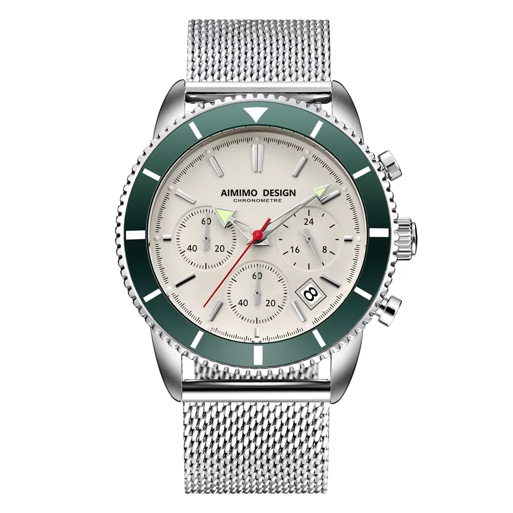 Relojes de Pulsera de Cuarzo Analógicos para Hombre, Cronógrafo, Resistentes al Agua, para Hombre, Moda, Negocios, Trabajo, Casual, Deportivo, de Diseño