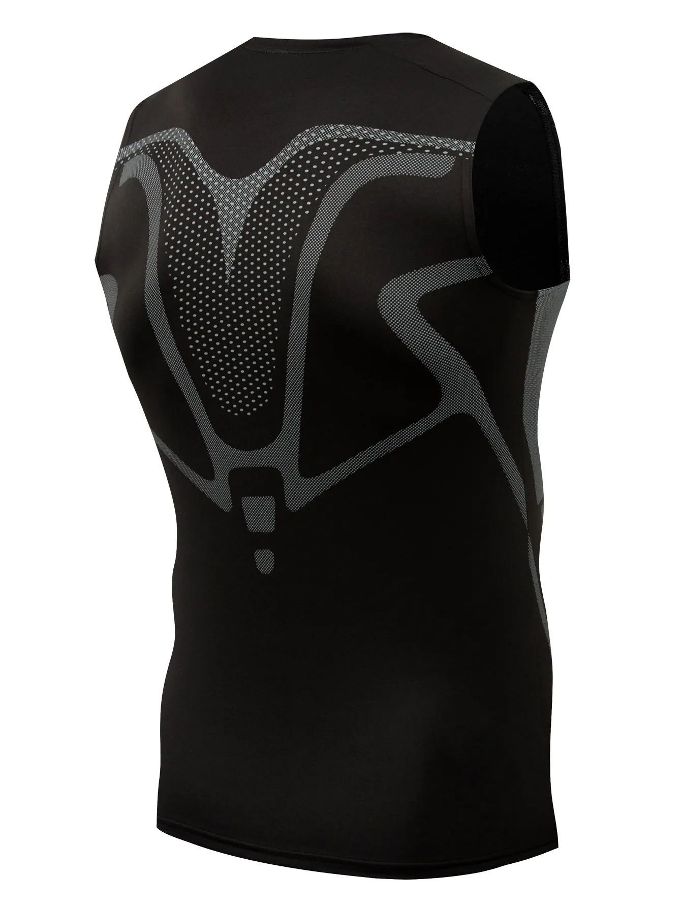 Chaleco Deportivo para Hombre, Secado Rápido, Absorción de Humedad, Transpirable, Ropa de Compresión para Fitness, Camisetas sin Mangas con Estampado Digital para Entrenamiento de Baloncesto, Running y Ciclismo