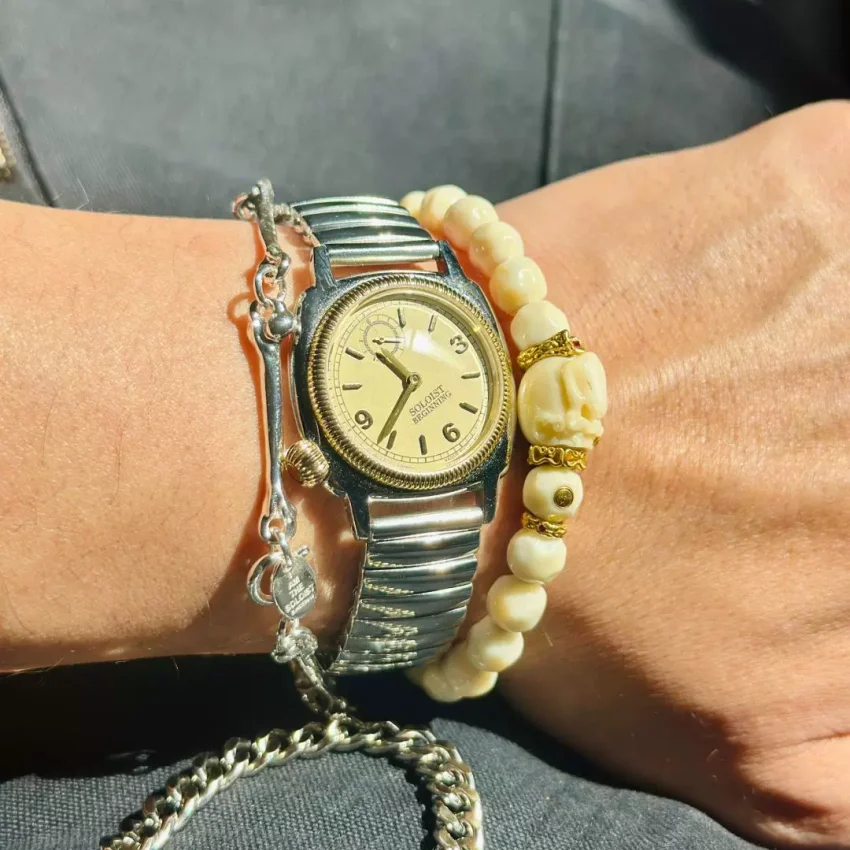Reloj de Pulsera Luminoso Retro Japonés Y2K Resistente al Agua para Hombre y Mujer, Reloj de Cuarzo de Acero Inoxidable Premium para Pareja