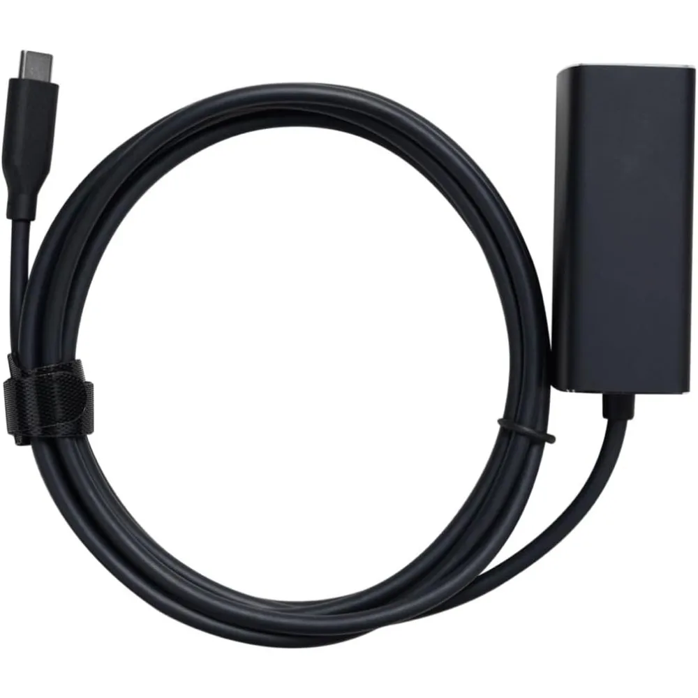 Adaptador OBSBOT USB-C a Ethernet 10/100 Mbps con Soporte para Alimentación por Ethernet (PoE), Interfaz Dual Ethernet USB-C para PC Tail Air