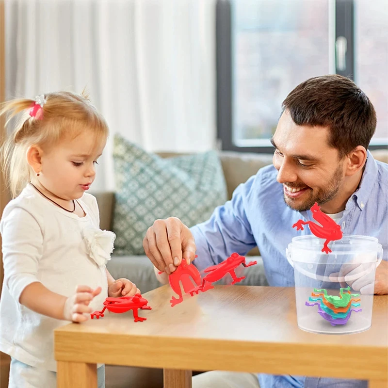 Juguete de rana saltarina de 1 a 20 piezas para niños, ranas de rebote para ansiedad, surtido de juguetes para aliviar el estrés, regalo de fiesta de cumpleaños