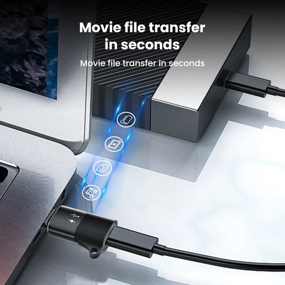 Adaptador Usb tipo C a Otg de 8 pines para Iphone 13, 12, 11 Pro Max Xr, convertidor de Cable de datos de carga rápida para auriculares, disco U, USB C OTG