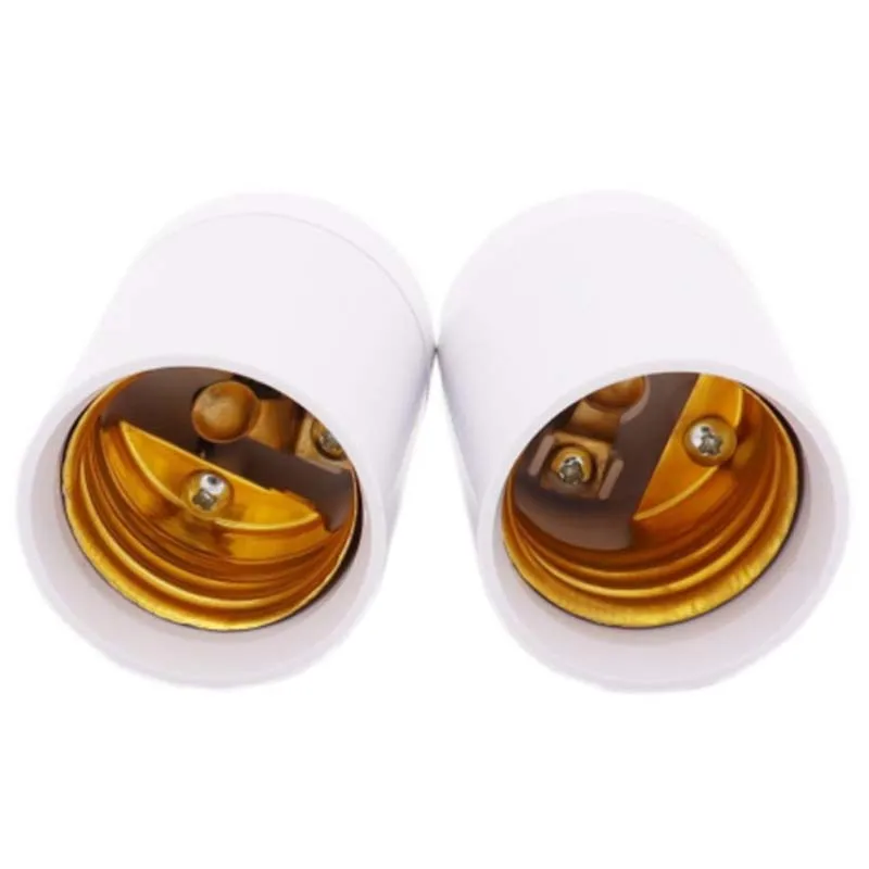 1 Uds GU24 a E27 portalámparas convertidor Base de cabeza de luz Led E26 luz LED de ahorro tornillo halógeno adaptador de casquillo de bombilla blanco