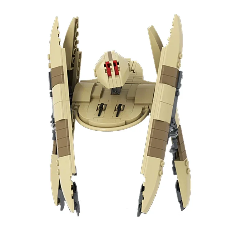 Bricklink Star película buitre droide Starfighters MOC figuras de robots técnicos nave espacial juguetes de bloques de construcción para niños regalo