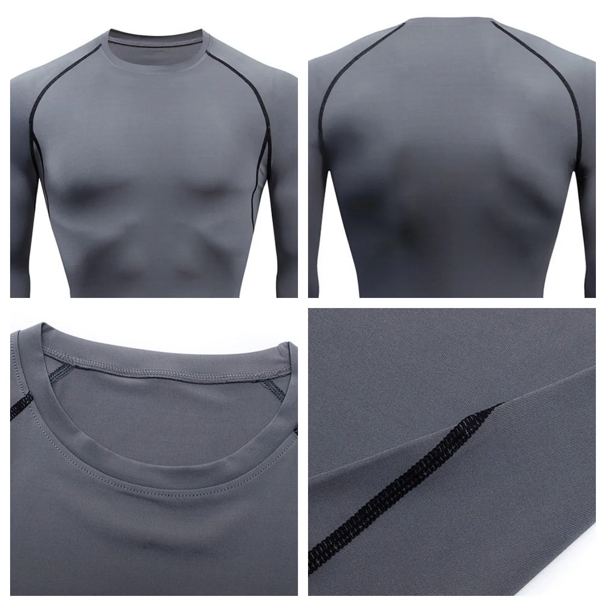 Camiseta deportiva Dry Fit de alta calidad para hombre, camiseta deportiva para gimnasio y Fitness MMA, camiseta para correr, compresión, transpirable, Rashguard integral