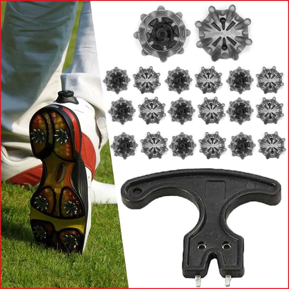 Zapatos de Golf de 20 piezas, tacos de giro rápido, tacos para Footjoy