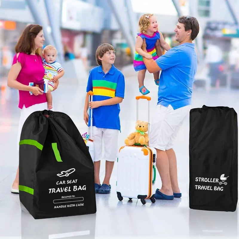 Bolsa de polvo Universal para cochecito de bebé, bolsa de viaje con cinturón para el hombro, accesorios para carritos de guardería, bolsas para cunas y caminantes