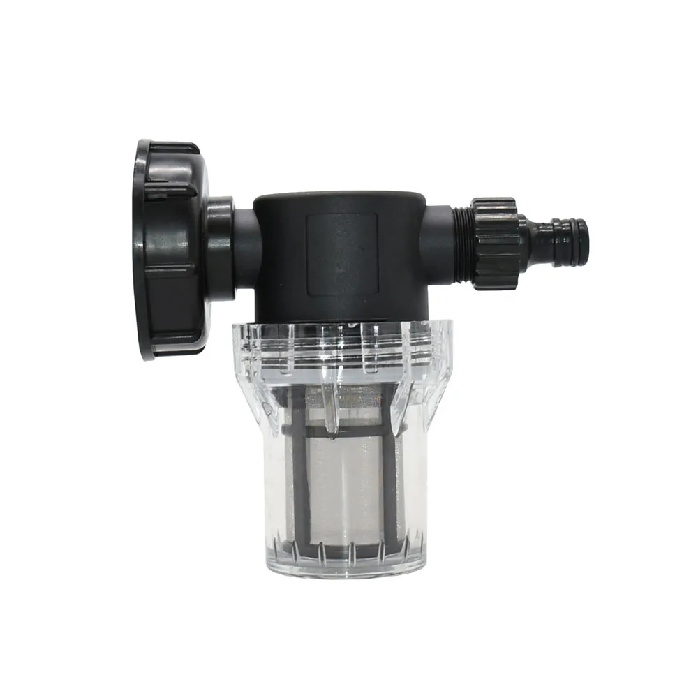 Filtro de riego de 1/2 3/4 y 1 pulgada para adaptador de grifo de tanque IBC, junta de barril de S60 toneladas, bomba de acuario para riego de jardín, colador de pistola de agua