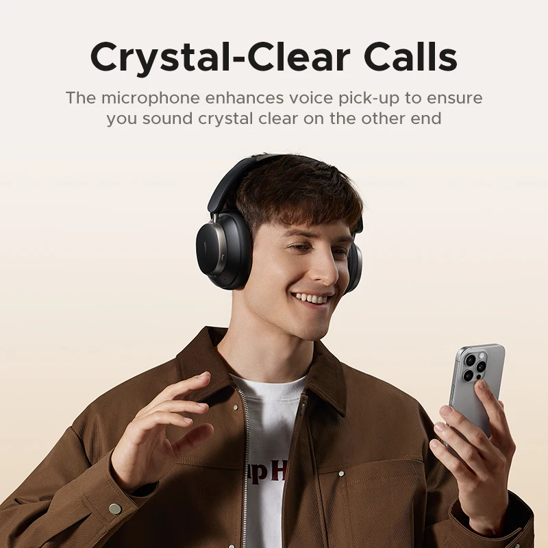 UGREEN Studio Pro auriculares híbridos con cancelación activa de ruido 48dB ANC APP sonido LDAC de alta resolución auriculares Bluetooth