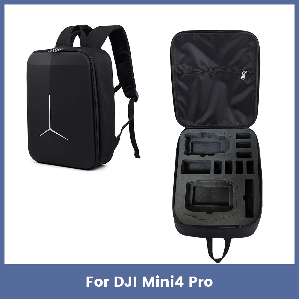 Mochila para DJI Mini 4 Pro bolsa de almacenamiento bolso de hombro Estuche de transporte de viaje caja portátil para DJI RC 2/RC N2 accesorios para drones
