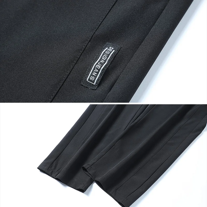 Pantalones para correr, pantalones refrescantes de seda helada de verano, pantalones elásticos suaves, pantalones sueltos informales de secado rápido para entrenamiento, pantalones ligeros con protección UV