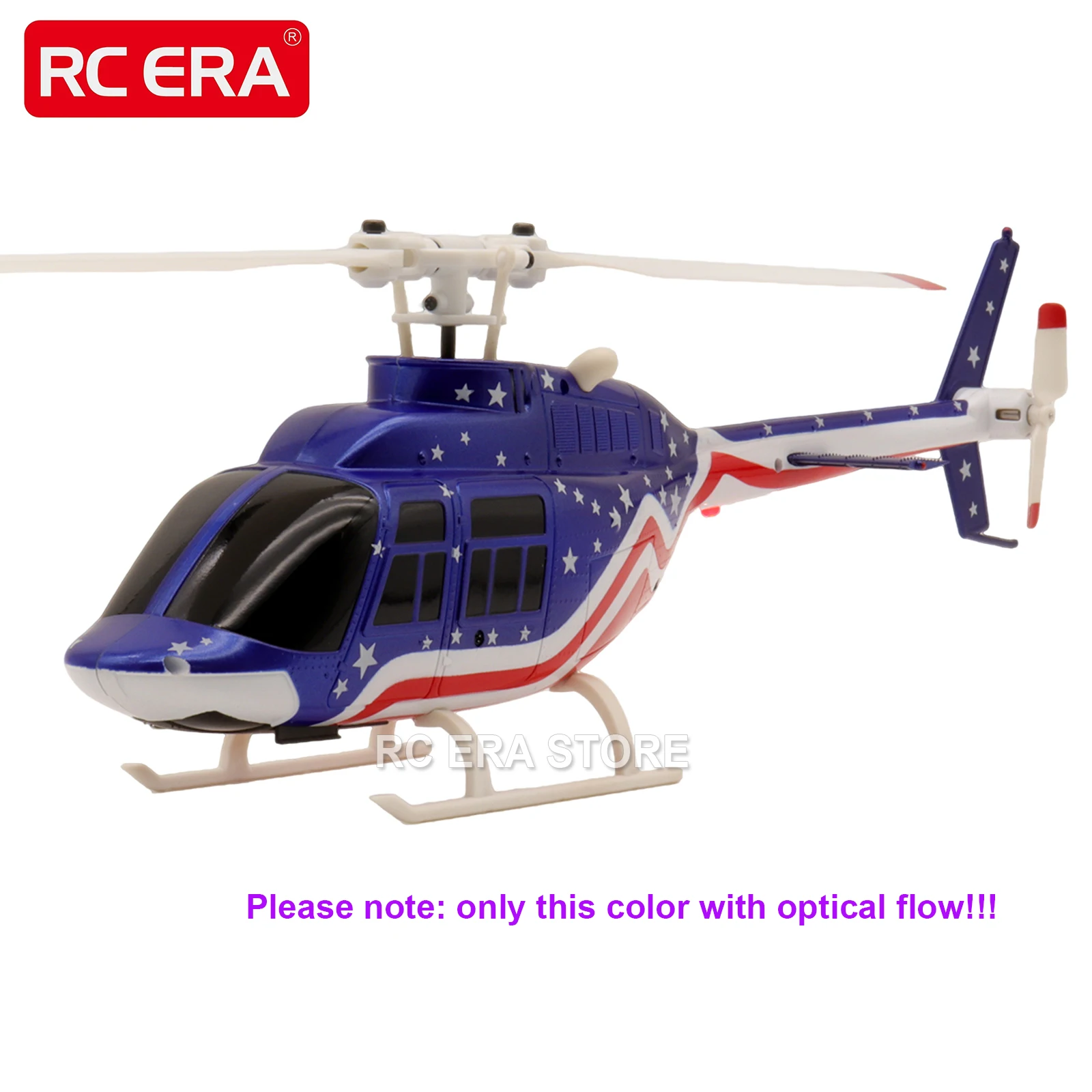 RC ERA A60 Mini Bell206 RC helicóptero 2,4G 6-Aixs giroscopio 4CH mantenimiento de altitud Control remoto avión juguetes para regalo de adultos