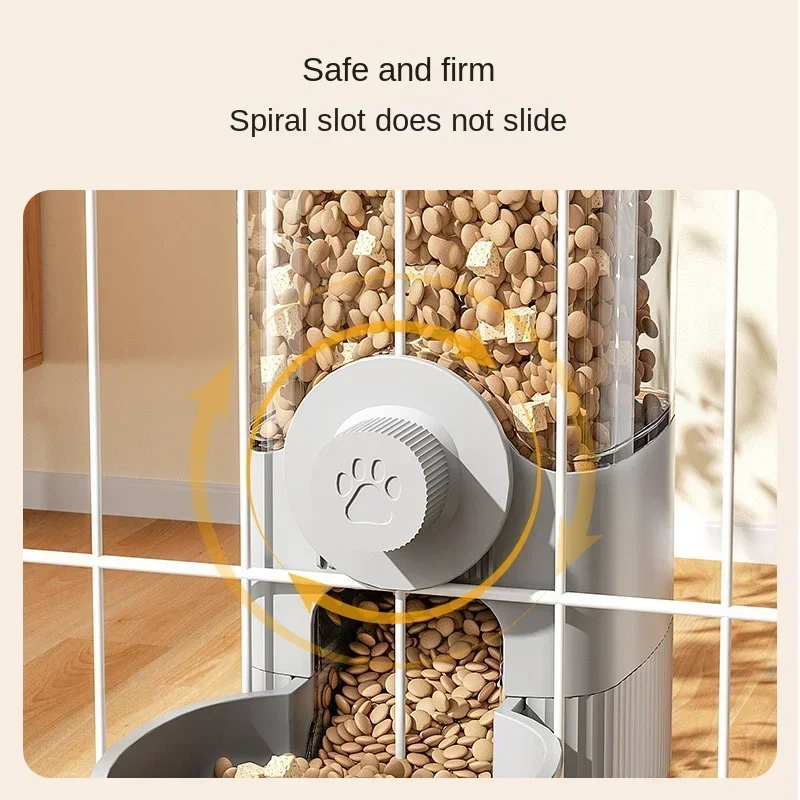 Nuevo bebedero automático Tepy Gravity para mascotas, suministros de agua para perros, jaula colgante, cuenco para perros y gatos, alimentador automático, suministros para mascotas