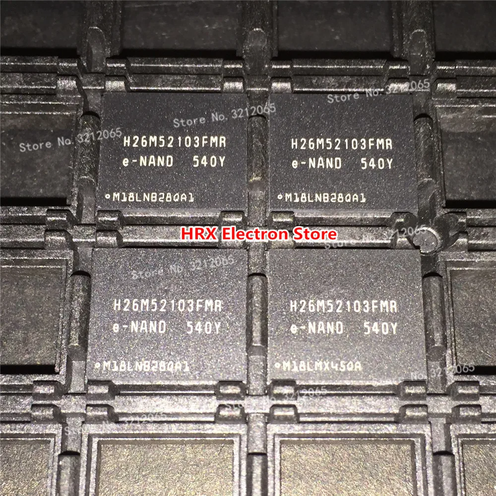 100% nuevo Original H26M52103FMR BGA EMMC H26M52103FMR H26M52103FMRE-NAND