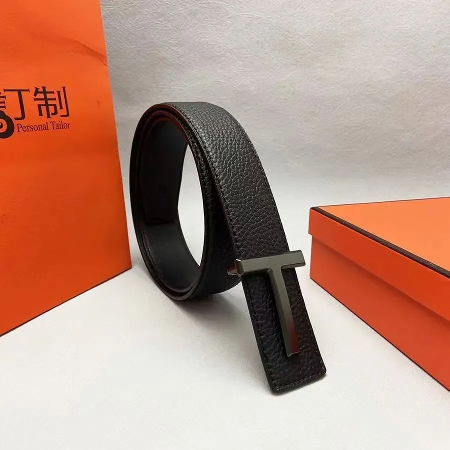 2025 cinturón de cuero de alta calidad de 3,8 cm para hombres de negocios, cinturones famosos de diseñador de marca de lujo para hombres, correa para pantalones vaqueros, cinturón con hebilla de Metal para hombres