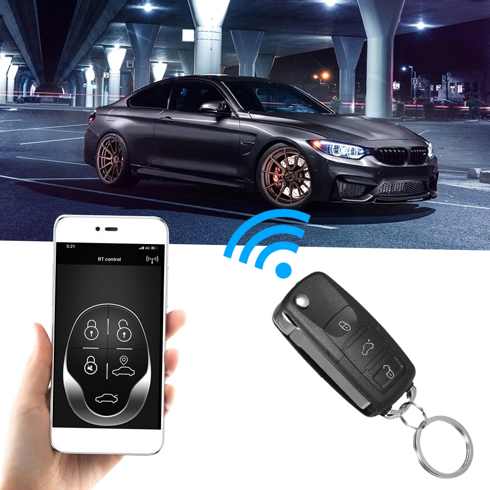 Cerradura de puerta de coche Universal, sistema de entrada sin llave, Kit de bloqueo Central con Control remoto