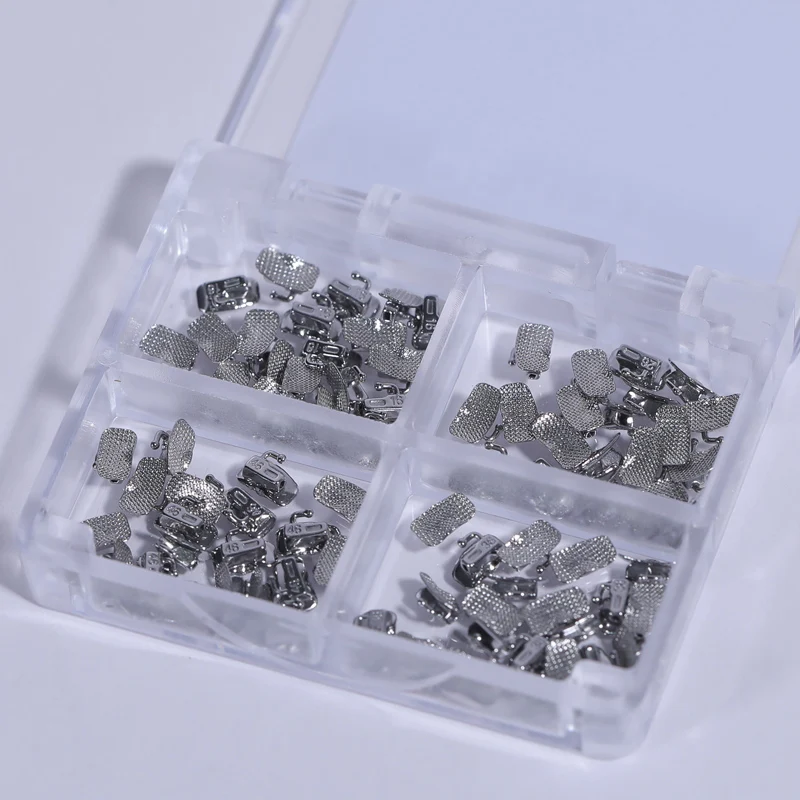 Productos dentales Base de malla 1/2 tubo molar tubos bucales de ortodoncia Roth 022 ortodoncia