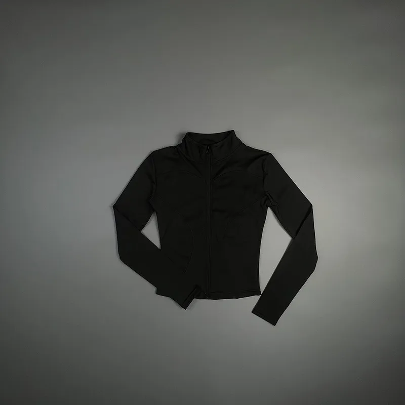 2025 nuevo abrigo de Yoga chaqueta deportiva corta ropa de Fitness para mujer adelgazante esculpir el cuerpo chaqueta de Yoga con cremallera