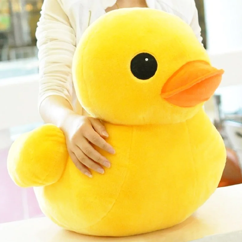 Mini muñecos de peluche de pato amarillo grande, juguete de animales de peluche de dibujos animados suaves y bonitos, regalos de cumpleaños para niños, festival de bebé para niñas
